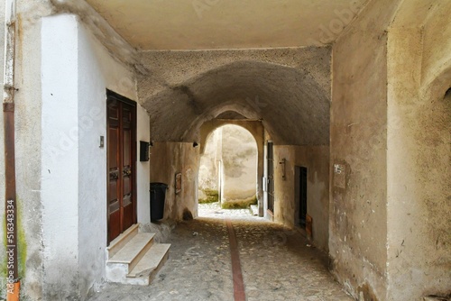 The Italian village of Petina in the province of Salerno photo