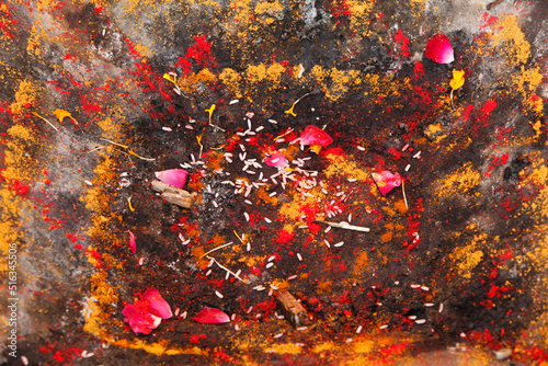 Offerings burnt in a havan on Rama Navami Hindu festival  Lord Rama s birthday