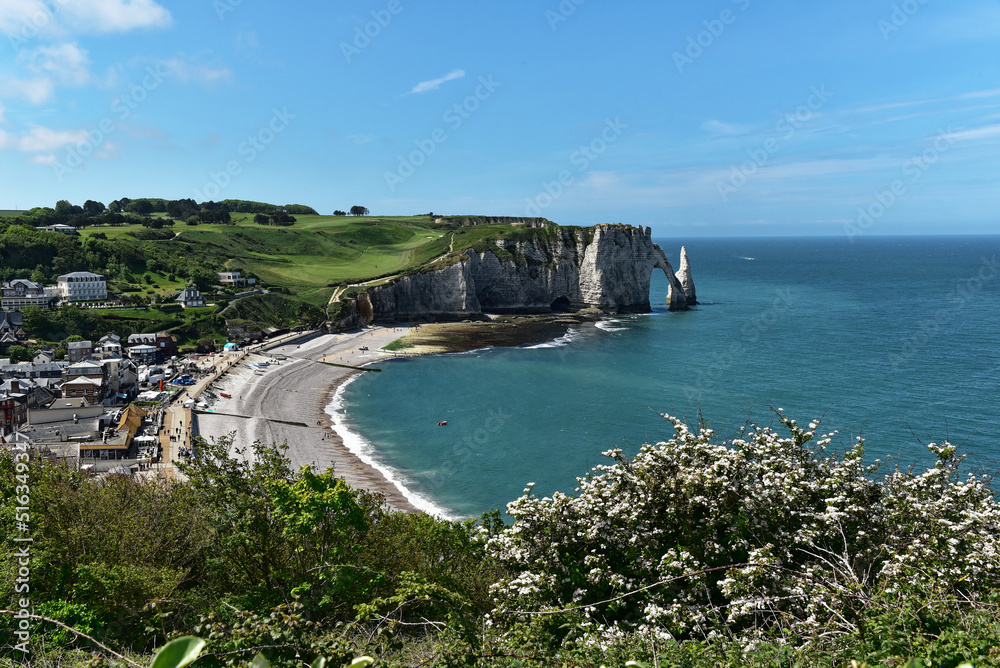 Frankreich - Normandie - Étretat - Kieselstrand