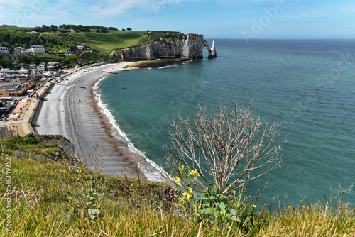 Frankreich - Normandie - Étretat - Kieselstrand photo