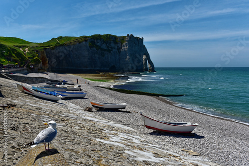 Frankreich - Normandie - Étretat - Kieselstrand photo