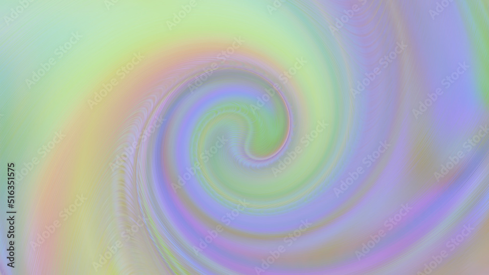 Abstract gradient multicolored spiral background