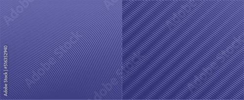 Very Peri Trendy Color Background with Diagonal Wavy Zig Zag Stripes. Vector Illustration..