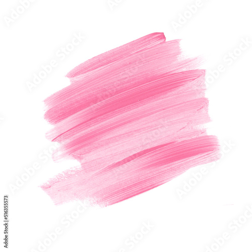 Wallpaper Mural Makeup brush stroke background isolated. Perfect pink design for headline and sale banner. Watercolor art design. Torontodigital.ca