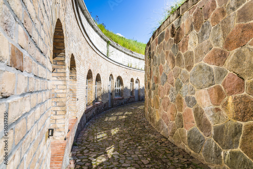 Boyen Fortress. Former Prussian fortress used during WWI and WWII. Gizycko, Poland, 11 June 2022