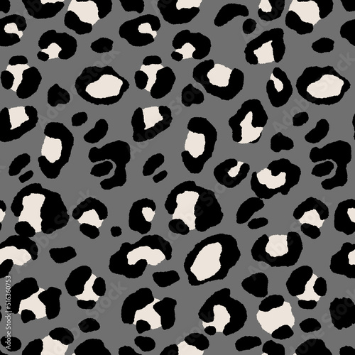 Abstract modern leopard seamless pattern. Animals trendy background. Color decorative vector stock illustration for print, card, postcard, fabric, textile. Modern ornament of stylized skin
