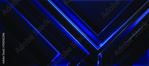 blue abstract ,background polygon elegant background and banner business m product present