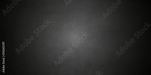 Dark black grunge textured concrete background. Panorama dark grey black slate background or texture. Vector black concrete texture. Stone wall background.	
