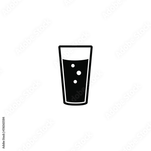 Shot Glasses icon vector. Drinking Illustration sign. Bar Illustration sign.