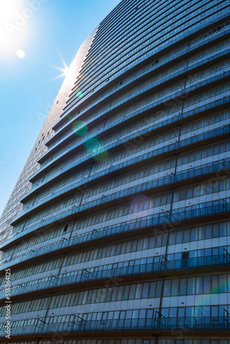 View of modern residential buildings in Esenyurt, Istanbul photo