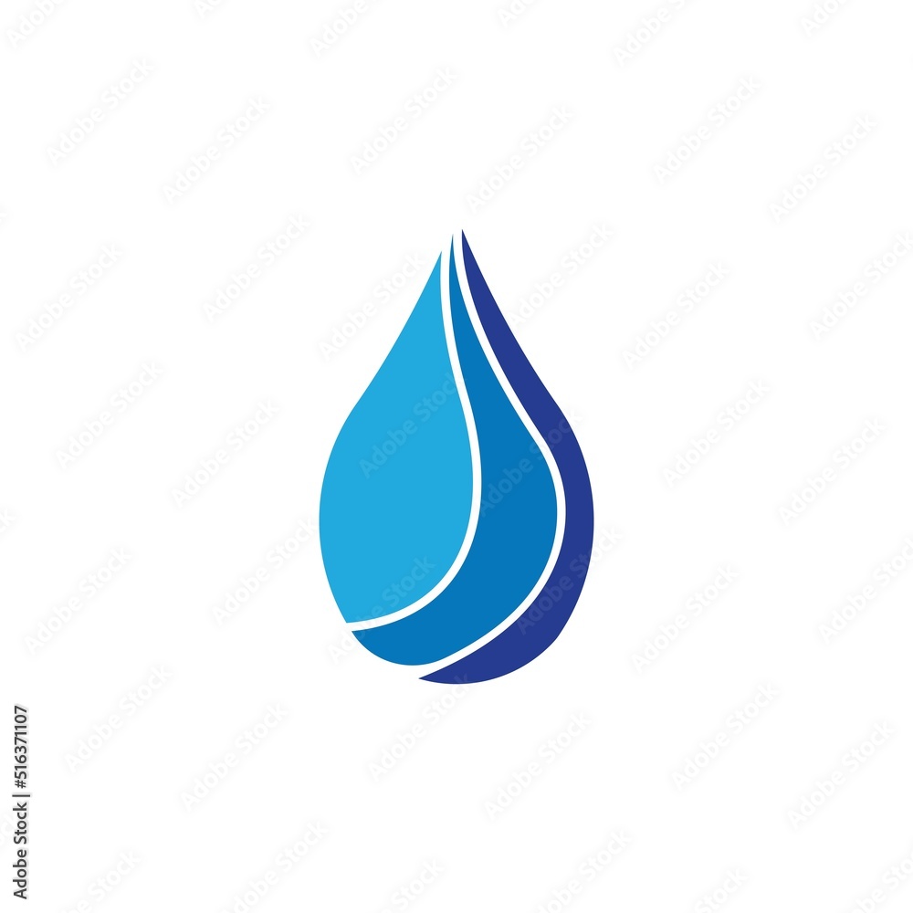 Water drop logo template vector Water drop logo template vector