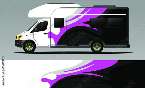 racing background vector for camper car wraps and more
