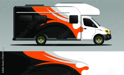 racing background vector for camper car wraps and more