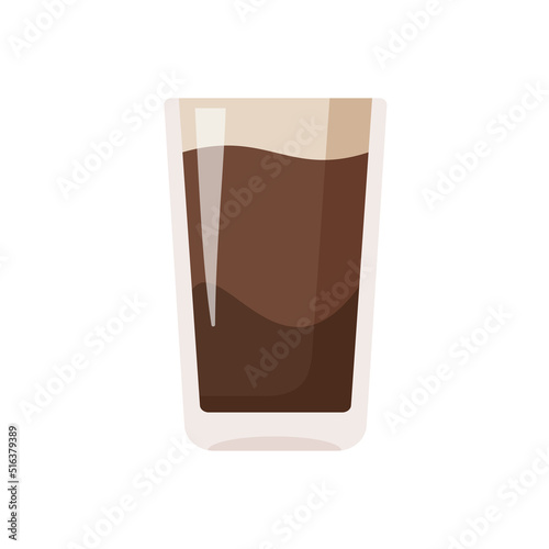 Hot coffee mug vector. Popular drink menu in the cafe For drinking to wake up in the morning