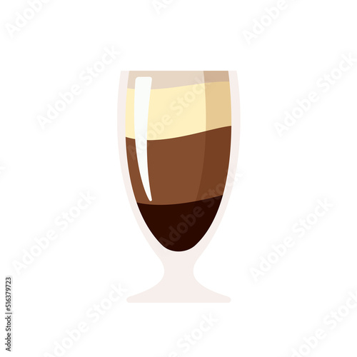 Hot coffee mug vector. Popular drink menu in the cafe For drinking to wake up in the morning