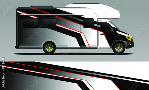 racing background vector for camper car wraps and more