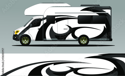 racing background vector for camper car wraps and more
