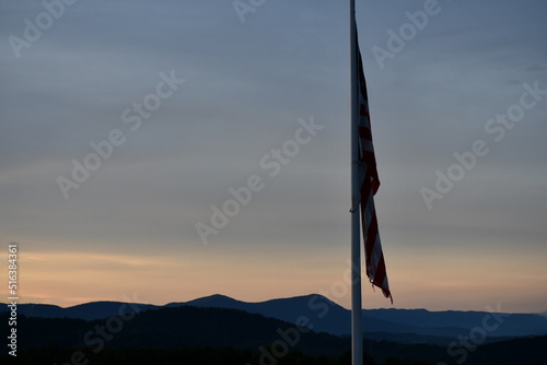 Sunset in the Mountains of Rockbridge County, VA