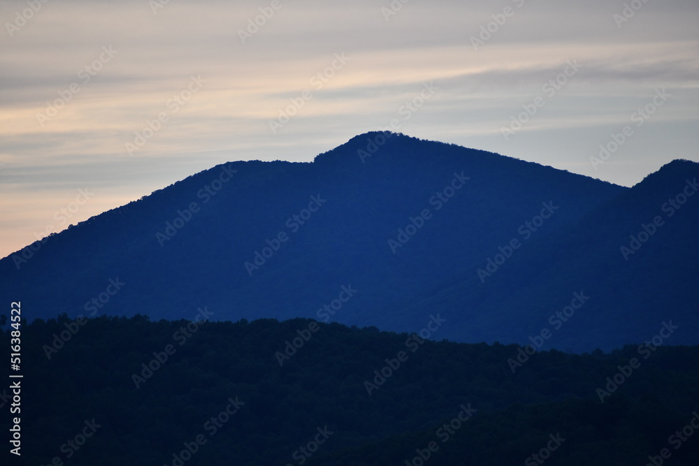 Sunset in the Mountains of Rockbridge County, VA