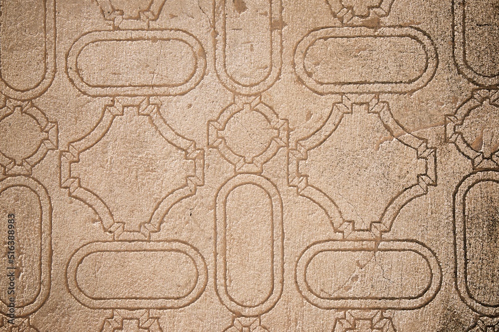 Ancient wall close up