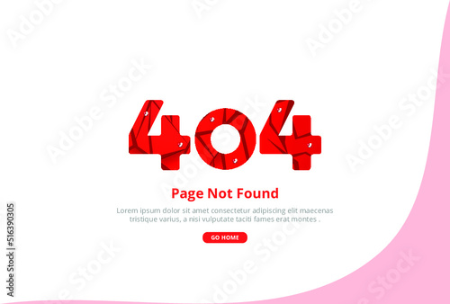 Error 404 Page Not Found Natural Concept Illustration Background For Web Missing Landing Page