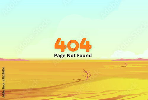 Error 404 Page Not Found Natural Concept Illustration Background For Web Missing Landing Page