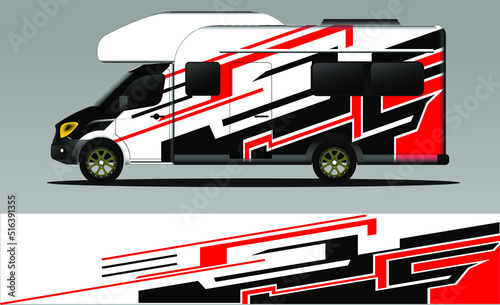 racing background vector for camper car wraps and more