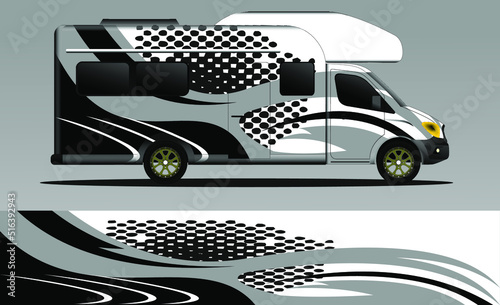 racing background vector for camper car wraps and more