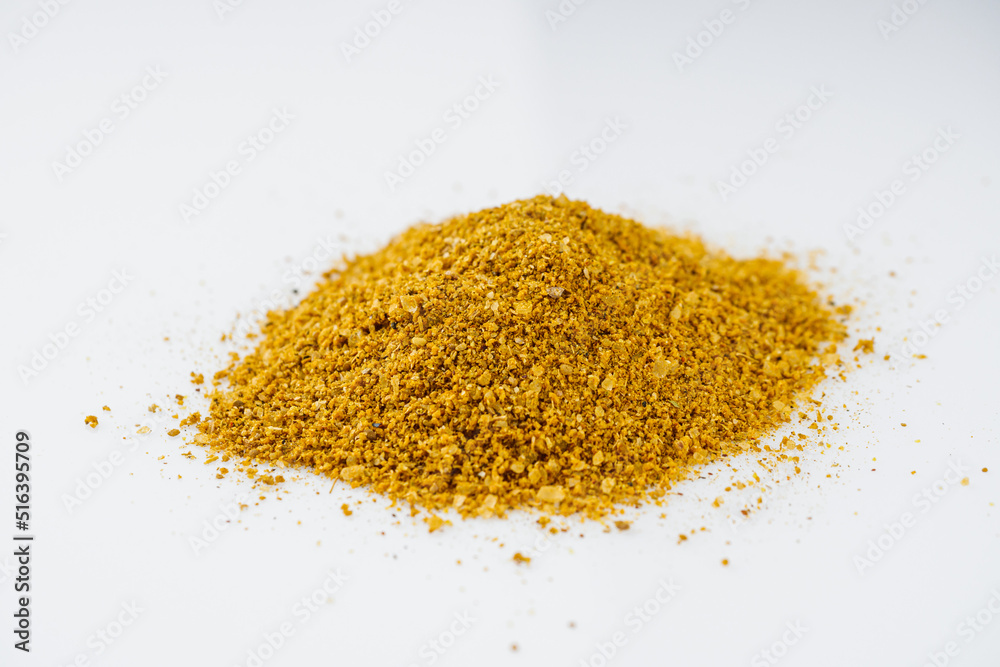 svanetian salt on a white acrylic background svanetian salt on a white acrylic background