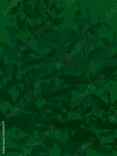 Colorful abstract background with flowers/ leaves . Soft and delicate green pattern.