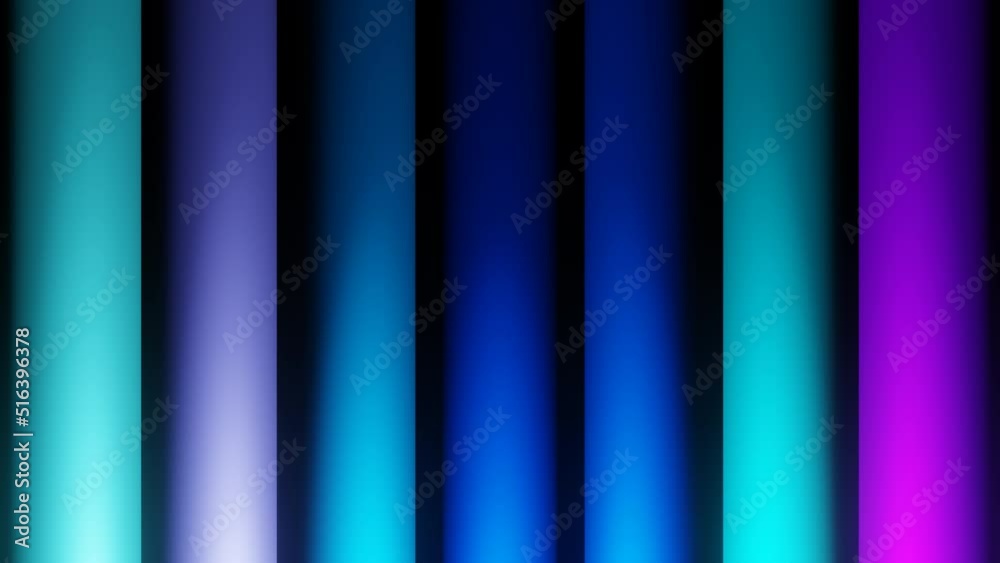 Blue and purple neon pipes gradient vj loop