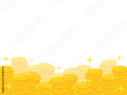 コインの山フレーム　横位置