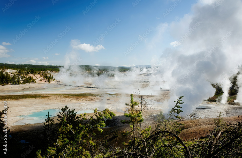 Fototapeta premium views of Yellowstone national park