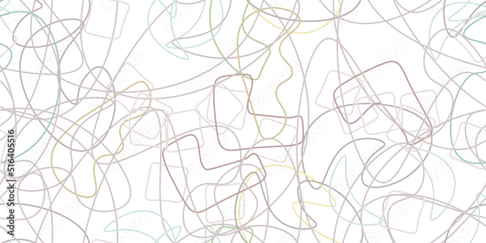 Chaotic Simple Seamless Pattern Textile One Line Chaotic Simple Seamless Pattern Textile One Line