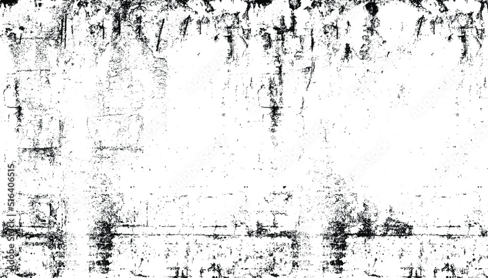 Monochrome texture composed of irregular graphic elements. Distressed uneven grunge background. Abstract vector illustration. Overlay for interesting effect and depth. Isolated on white background. Monochrome texture composed of irregular graphic elements. Distressed uneven grunge background. Abstract vector illustration. Overlay for interesting effect and depth. Isolated on white background.