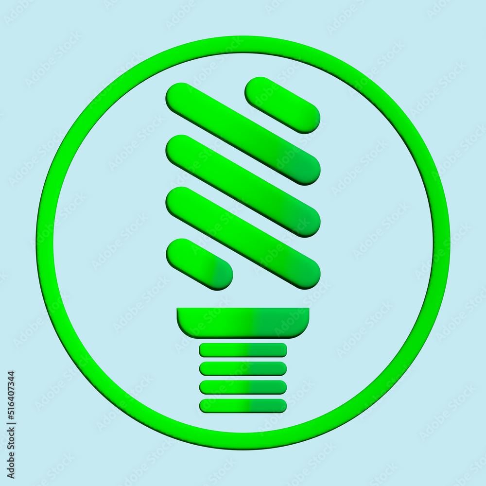 3D Eco light bulb. Eco friendly glass bulb with green leaf inside. Vector lamp isolated. Illustration eco energy green, electricity renewable. 3D Eco light bulb. Eco friendly glass bulb with green leaf inside. Vector lamp isolated. Illustration eco energy green, electricity renewable.