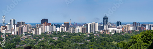 Panoramic view of Hamilton city