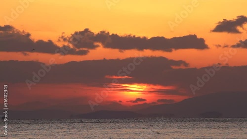 beautiful sunset needs clouds