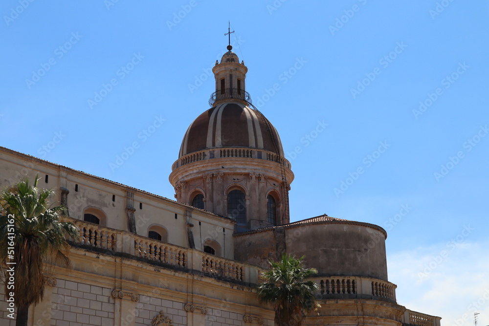 Giarre, Sicily (Italy): Mother Church of S. Isidoro Agricola, catholic church
