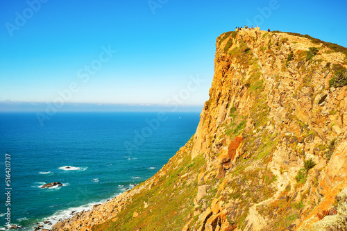 Cabo Roca seascape cliff Po...