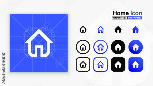 Home material design icon