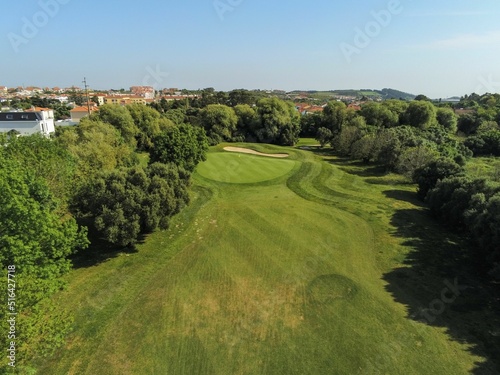 A golg course at Sintra,Portugal photo