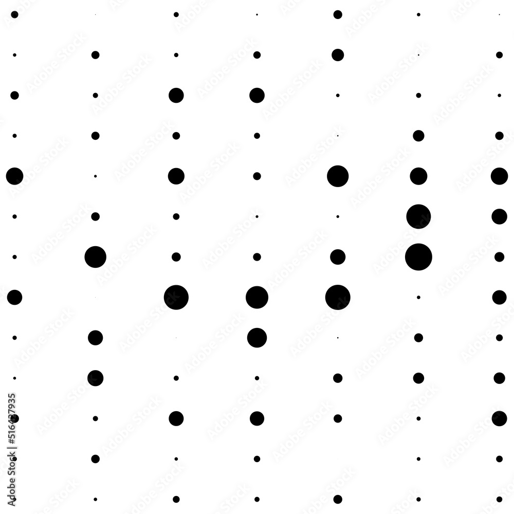 Black polka dots random pattern background. Abstract halftone. Vector illustration. Black polka dots random pattern background. Abstract halftone. Vector illustration.