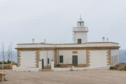 Lighthouse at Cap Blanc in Mallorca, Spain