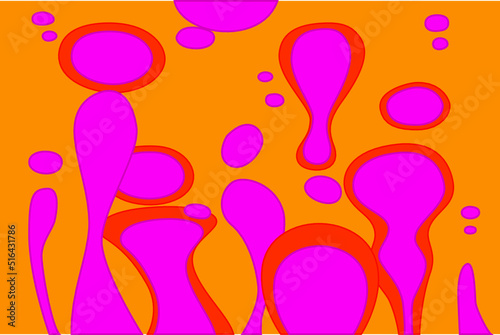 Lava Lamp retro textures 70s 80s hippie texture. 