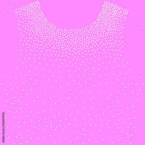 stone design, t-shirt neck design, stud design, tunic design