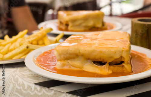 Francesinha - typical portuguese food