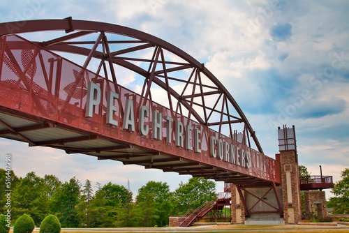 Peachtree Corners sign in Norcross Georgia