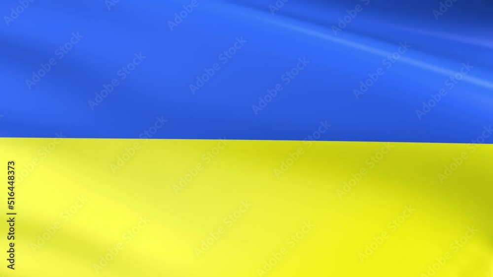 Ukraine waving flag. Loop animation. Ukraine waving flag. Loop animation.