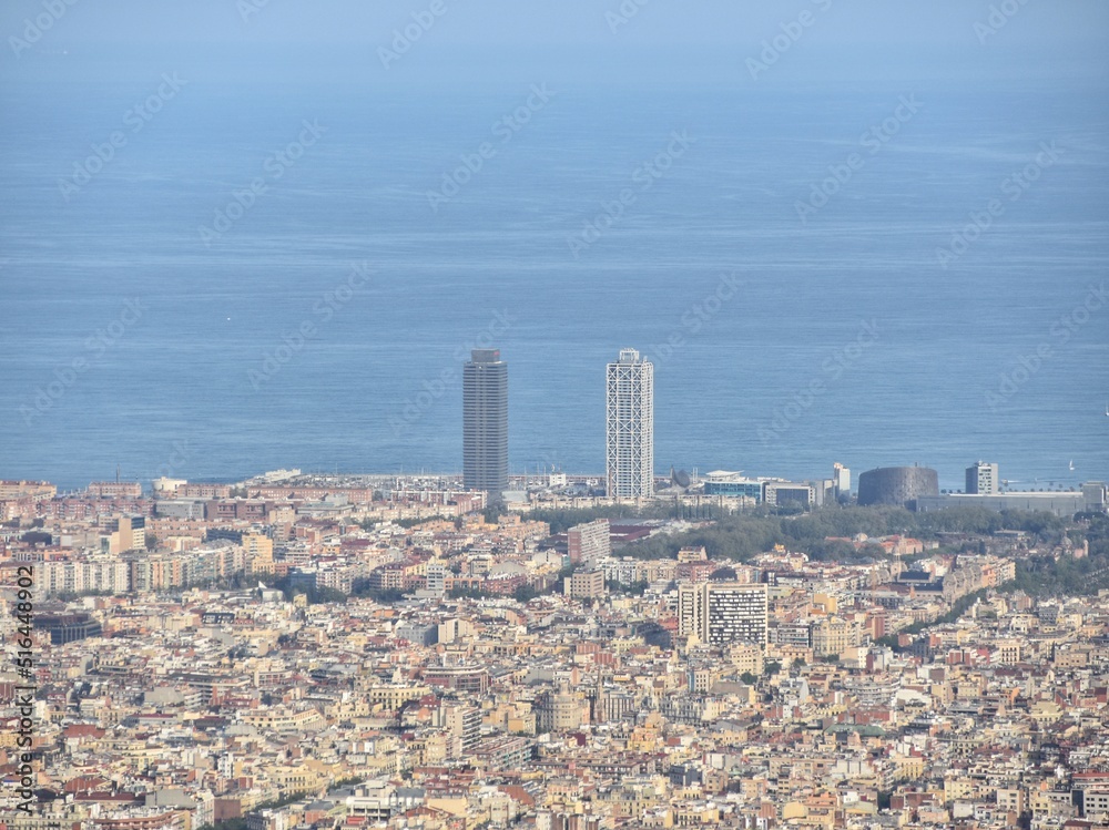 view of the city, Barcelona 